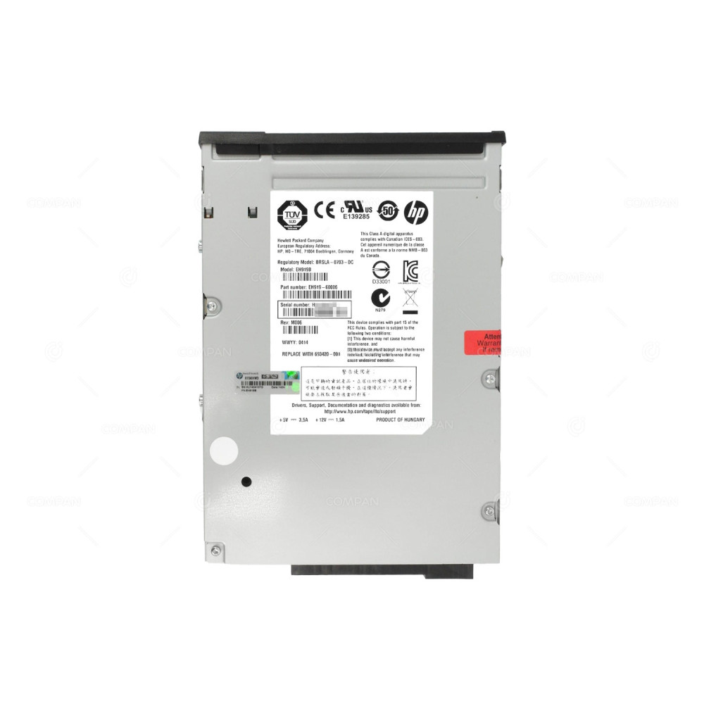 693420-001 HP LTO4 ULTRIUM 1760 1.6TB 3TB SAS INTERNAL TAPE DRIVE